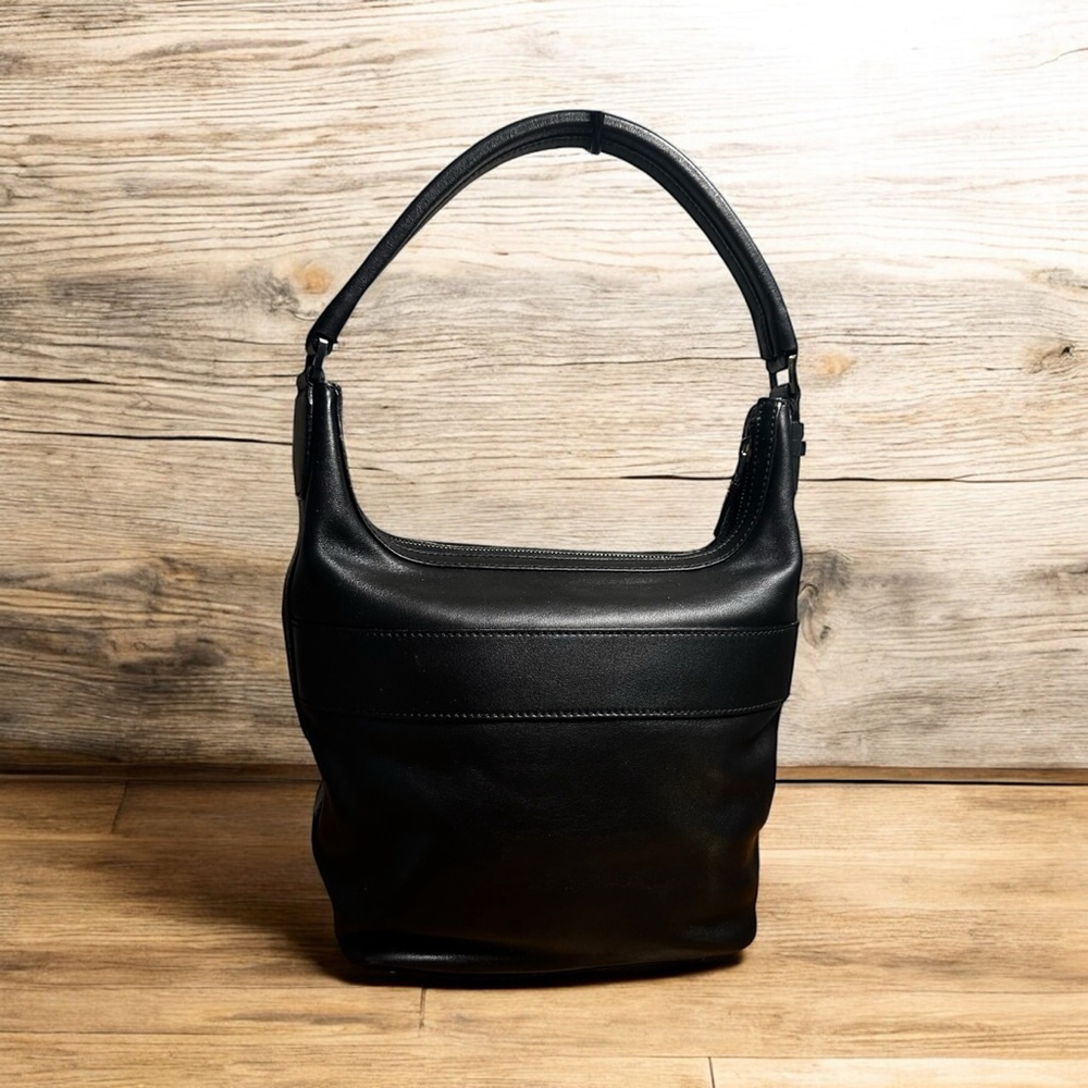 Gucci Black Leather Shoulder Bag